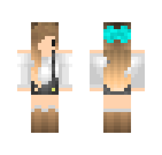 //CHiBi GiRL WiTH OVERALLS