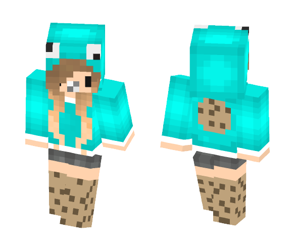 Download Free //BABY COOKiE MONSTER (ORiG) Skin for Minecraft image 1 //BABY COOKiE MONSTER (ORiG) - Female Minecraft Skins - image 1