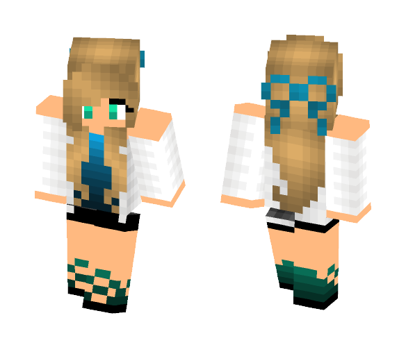 Blonde Party Gurl! - Female Minecraft Skins - image 1