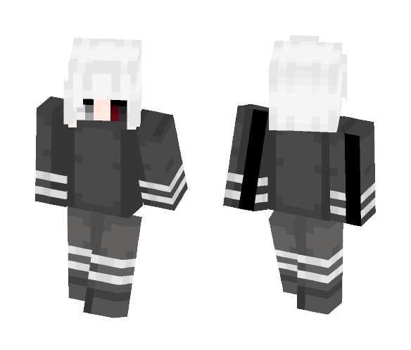 Kaneki - Male Minecraft Skins - image 1