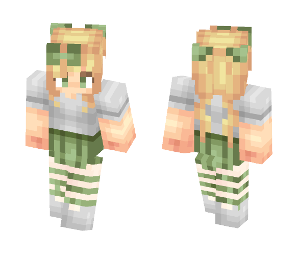 Green Tea | Aquaria | - Female Minecraft Skins - image 1