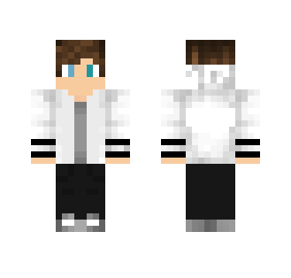 Boy with White Hoodie