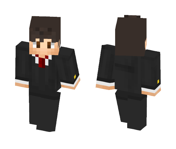 Download Free Boy PvP in Suit Skin for Minecraft image 1 Boy PvP in Suit - Boy Minecraft Skins - image 1
