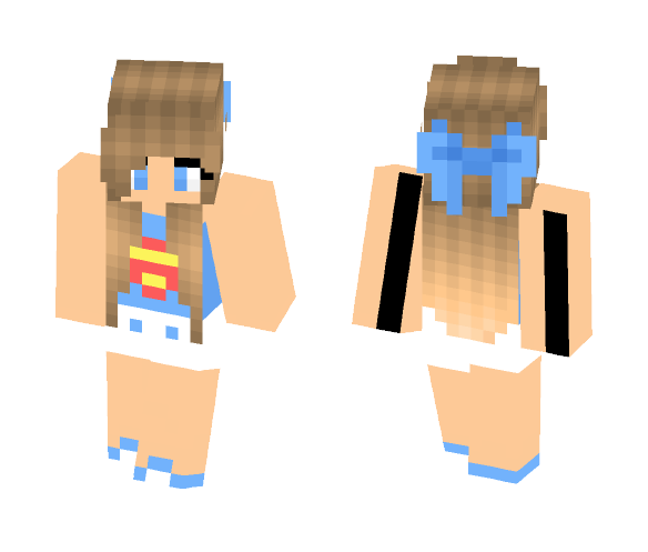 SuperGirl ~Blonde~ - Female Minecraft Skins - image 1