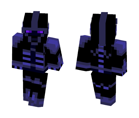 Ender Soldier - Male Minecraft Skins - image 1