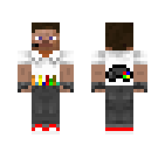 Steve Noob Gamer - Male Minecraft Skins - image 2
