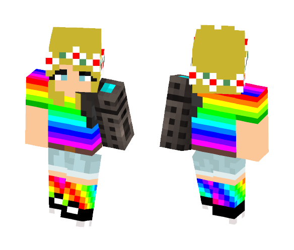 Download Free JaffBee Skin for Minecraft image 1 JaffBee - Female Minecraft Skins - image 1