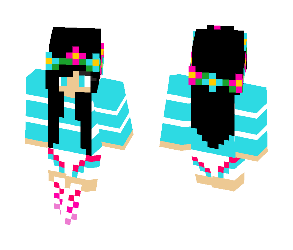 Flower girl - Girl Minecraft Skins - image 1
