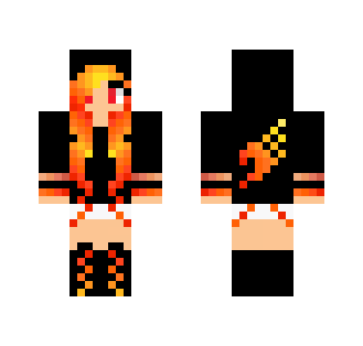 Fire Girl - Girl Minecraft Skins - image 2