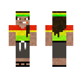 Rasta with long dreds