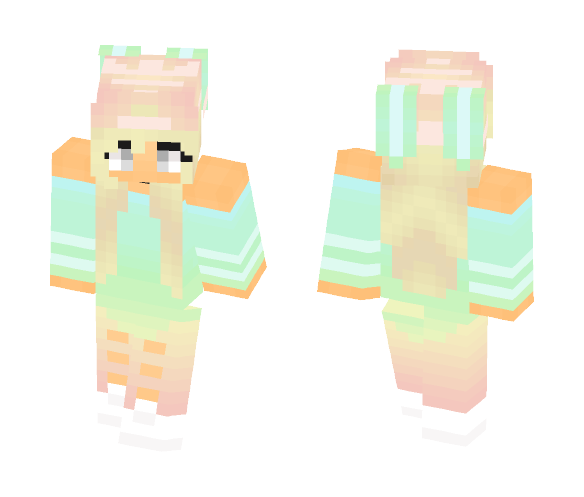 Rainbow Bunners~ - Female Minecraft Skins - image 1