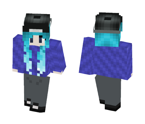 Blueberry Girl - Girl Minecraft Skins - image 1