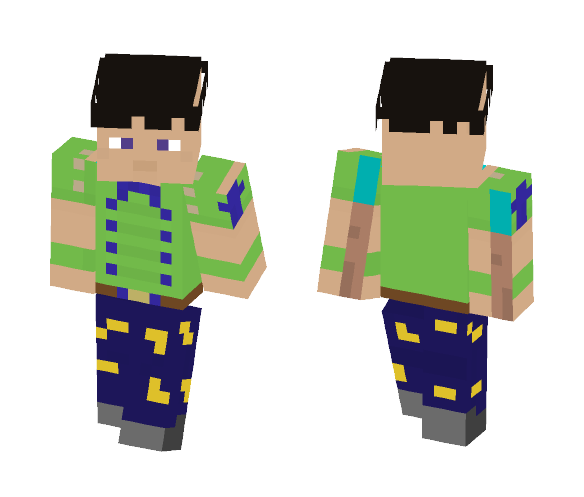 Download Free Joshu Higashikata - JoJolion Skin for Minecraft image 1 Joshu Higashikata - JoJolion - Male Minecraft Skins - image 1