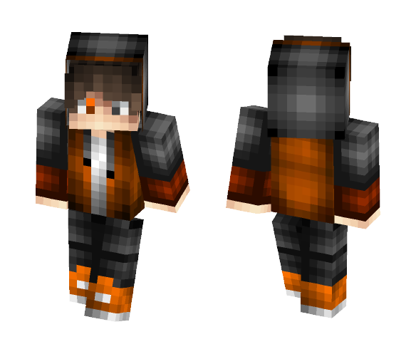 Request: Boy in Orange Hoodie - Boy Minecraft Skins - image 1