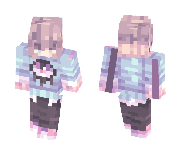 grey hair and eyeball sweaters - Male Minecraft Skins - image 1
