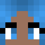 Download Free Blue Hair and Cross Shirt #3 Skin for Minecraft image 3 Blue Hair and Cross Shirt #3 - Interchangeable Minecraft Skins - image 3