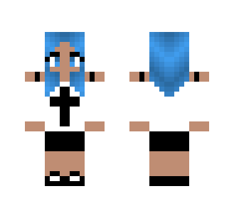 Blue Hair and Cross Shirt #2