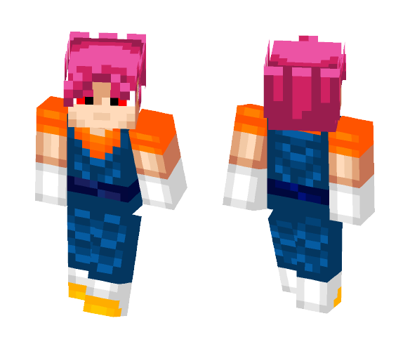 Vegito SSJGod/Super Saiyajin Dios - Male Minecraft Skins - image 1