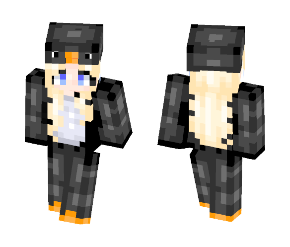 Download Free Emily the Penguin Girl Skin for Minecraft image 1 Emily the Penguin Girl - Girl Minecraft Skins - image 1