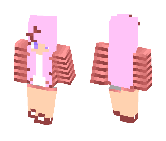 Download Free Kawaii Girl ∩ω∩ Skin for Minecraft image 1 Kawaii Girl ∩ω∩ - Girl Minecraft Skins - image 1