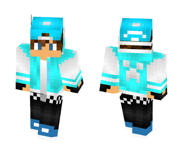Light Blue Boy With Cap! - Boy Minecraft Skins - image 1
