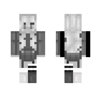 ❮ Black and White Girl ❯ - Girl Minecraft Skins - image 2