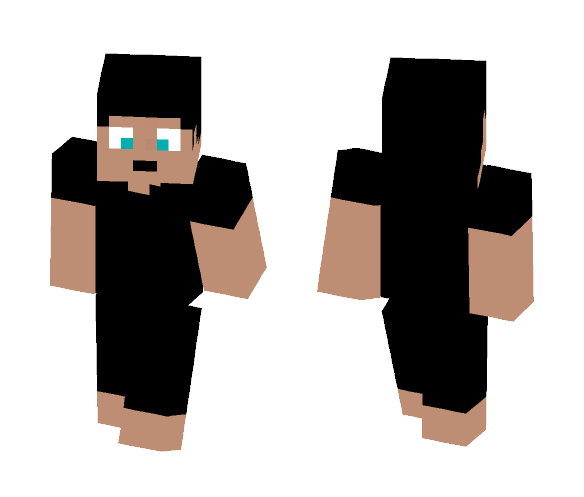 man in black - Male Minecraft Skins - image 1
