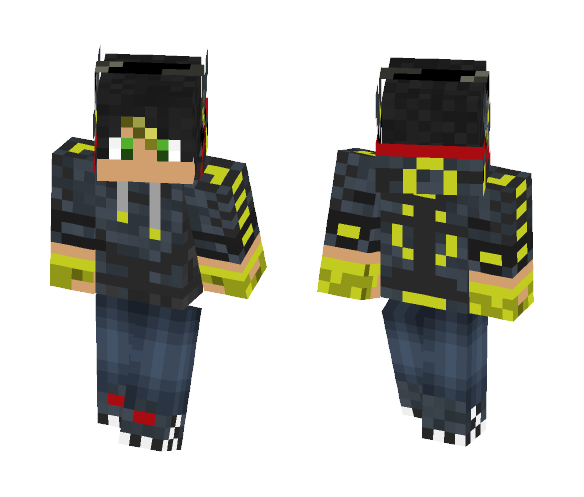 Shiny Rayquaza - Male Minecraft Skins - image 1