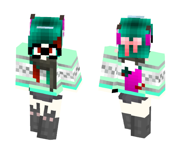 Kawaii Winter Wonderland WereWolf - Kawaii Minecraft Skins - image 1