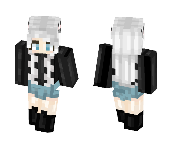 Download Free Skin Trade with Sakura Mochi! Skin for Minecraft image 1 Skin Trade with Sakura Mochi! - Female Minecraft Skins - image 1