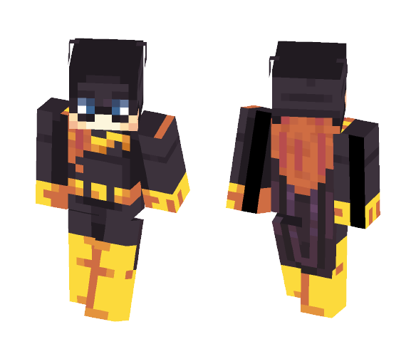 Batgirl [better in 3d] - Female Minecraft Skins - image 1