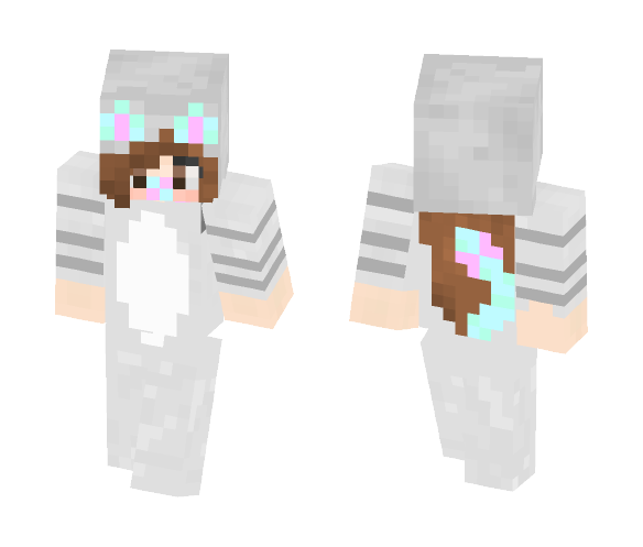 baby cat onesie girl ~*lizzie*~ - Baby Minecraft Skins - image 1