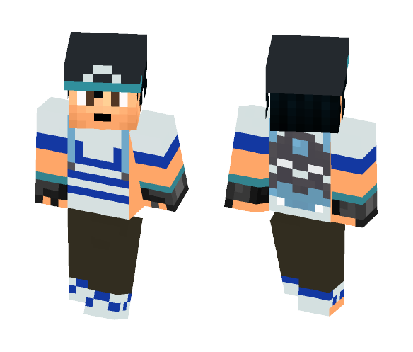 Ash Ketchum pokemon sun and moon - Male Minecraft Skins - image 1
