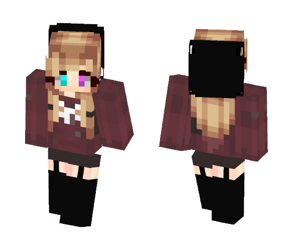 Hoodie Sleepy Tights - Female Minecraft Skins - image 1