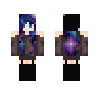 Hipster Girl Purple Hair
