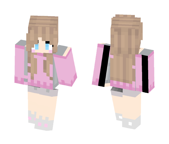 Download Free Shy Girl Skin for Minecraft image 1 Shy Girl - Girl Minecraft Skins - image 1
