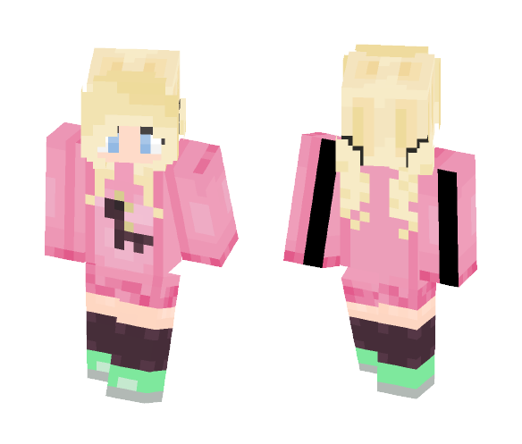 Dinosaur Sweater - Female Minecraft Skins - image 1