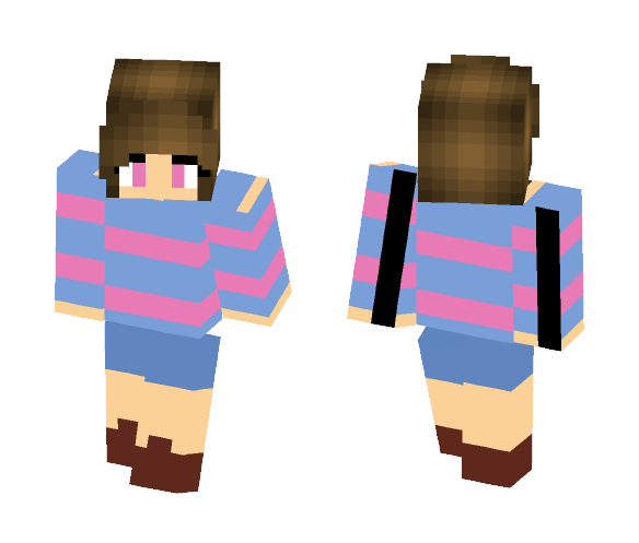 Undertale: Frisk - Female Minecraft Skins - image 1