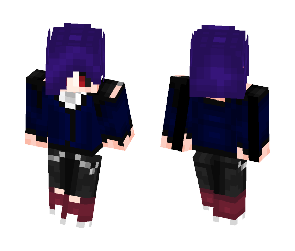 Touka (GenderBend) - Male Minecraft Skins - image 1