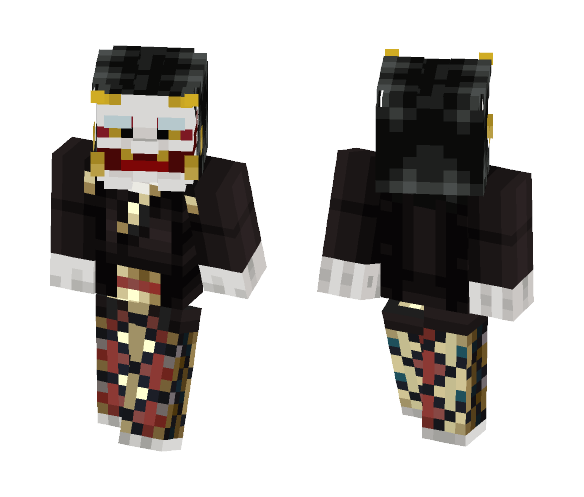 Oni Mask Man - Male Minecraft Skins - image 1