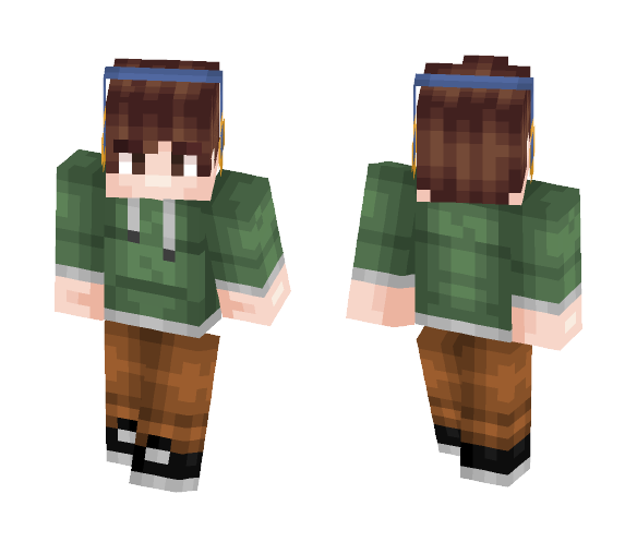 Green Jacket Boy - Boy Minecraft Skins - image 1