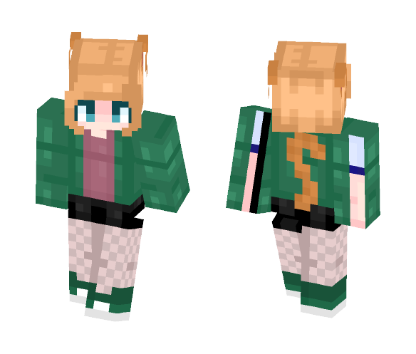 [Peachy Cat] | ST - Female Minecraft Skins - image 1
