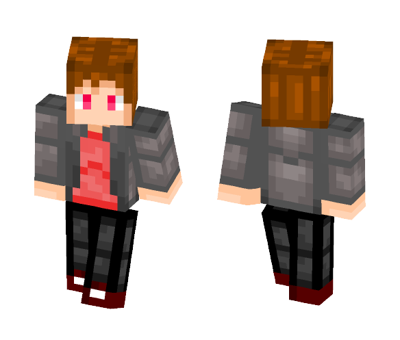 Boy with gray jacket - Boy Minecraft Skins - image 1