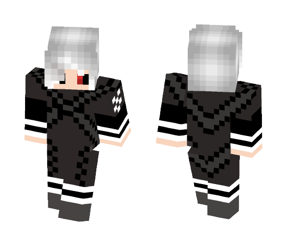 tokyo ghoul: kaneki ken (ghoul) - Male Minecraft Skins - image 1