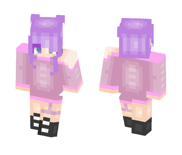 Insert quote here // Skeleton - Female Minecraft Skins - image 1
