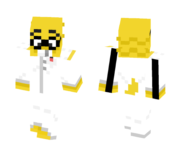 Undertale | Alphys - Female Minecraft Skins - image 1
