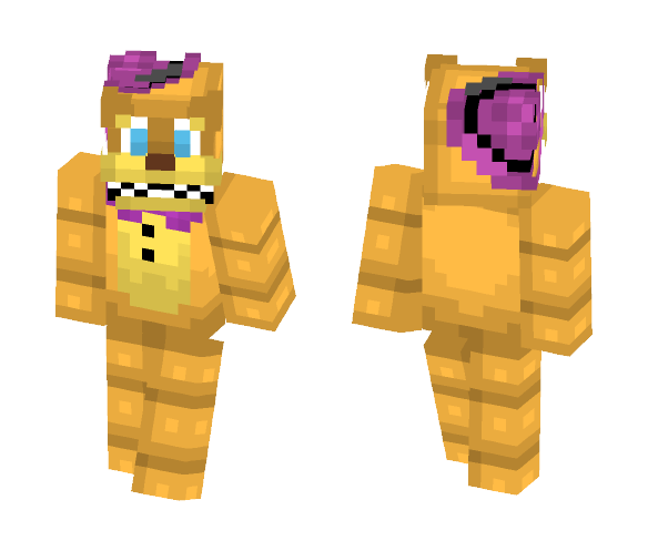 FNAFWorld - Fredbear - Male Minecraft Skins - image 1