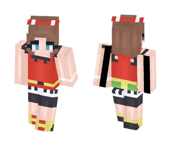 Sapphire - Pokemon Adventures - Female Minecraft Skins - image 1