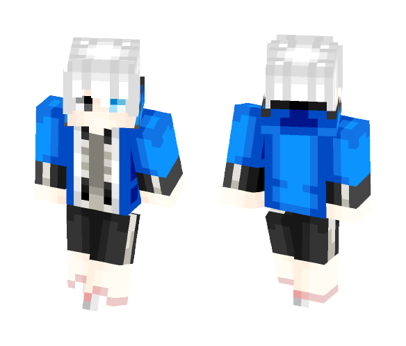Sans (Human, Guy)~ Undertale - Male Minecraft Skins - image 1