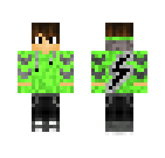 Gamer Dude w/ Green Hoodie